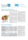 Steuerinformation für Unternehmen März 2013