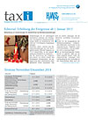 Download tax-i Ausgabe November 2014 Download tax-i November 2014